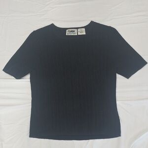 Northern Reflections Charcoal Knit Top